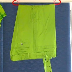 Lime green Selene Capris
